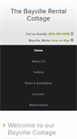 Mobile Screenshot of bayvillecottage.com