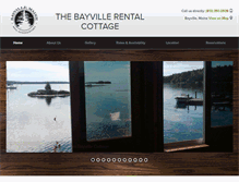 Tablet Screenshot of bayvillecottage.com